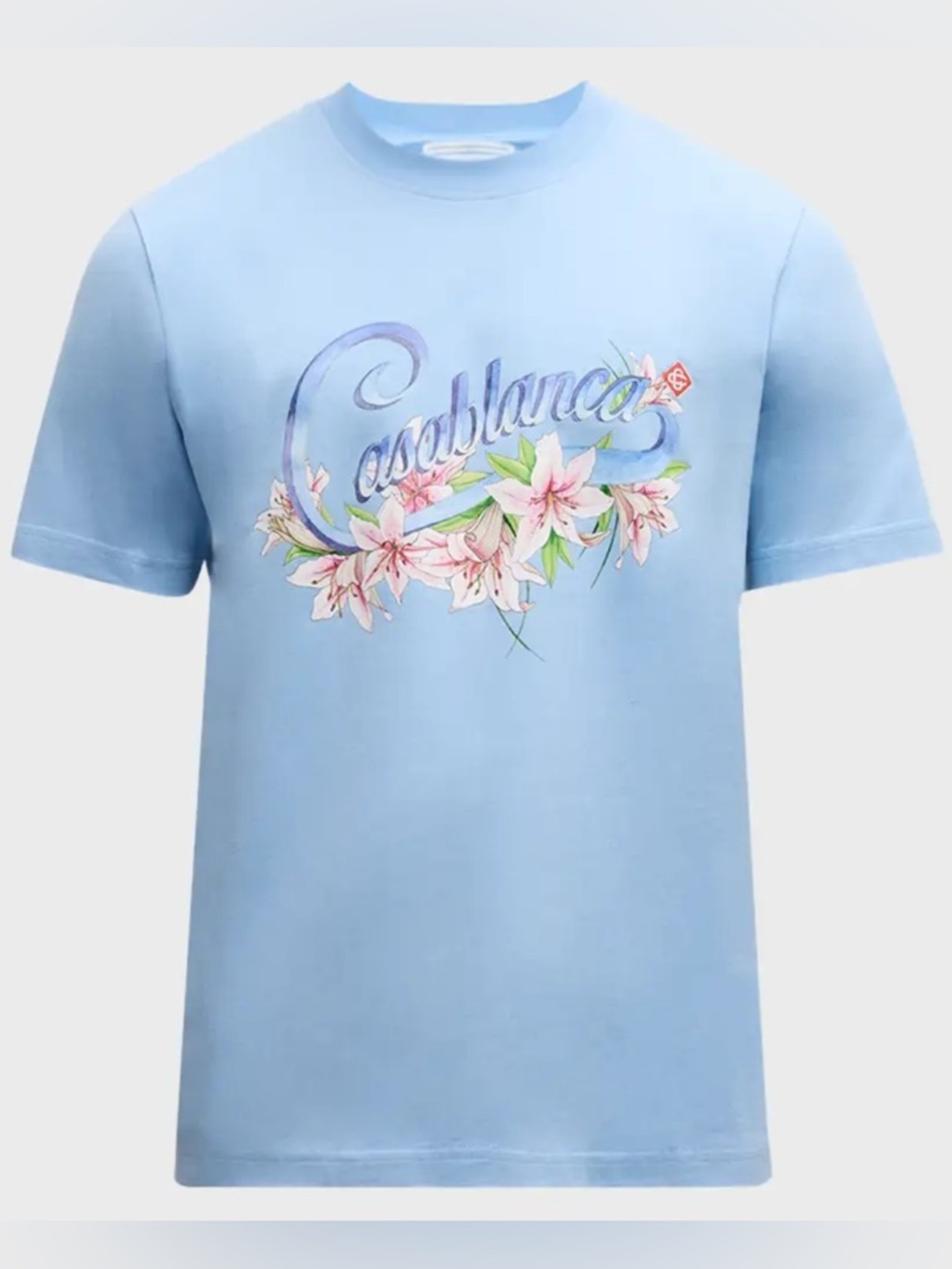 Casablanca Hibiscus logo tee shirt NWT